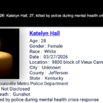 3/27/2026: Katelyn Hall